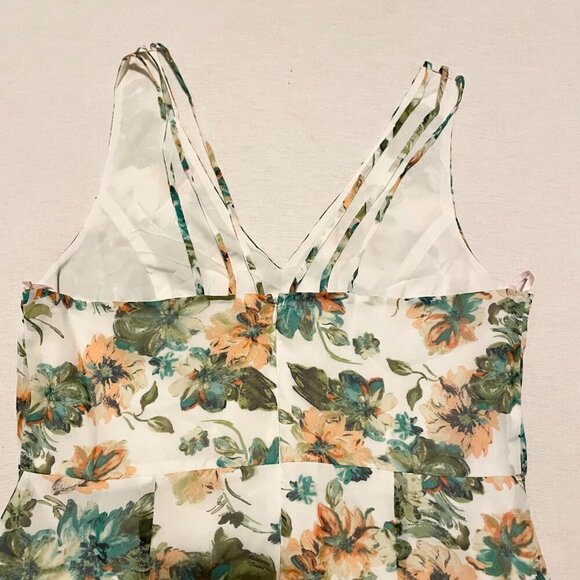 Forever 21 Contemporary Floral Dress Womens Size Large - Picture 11 of 16